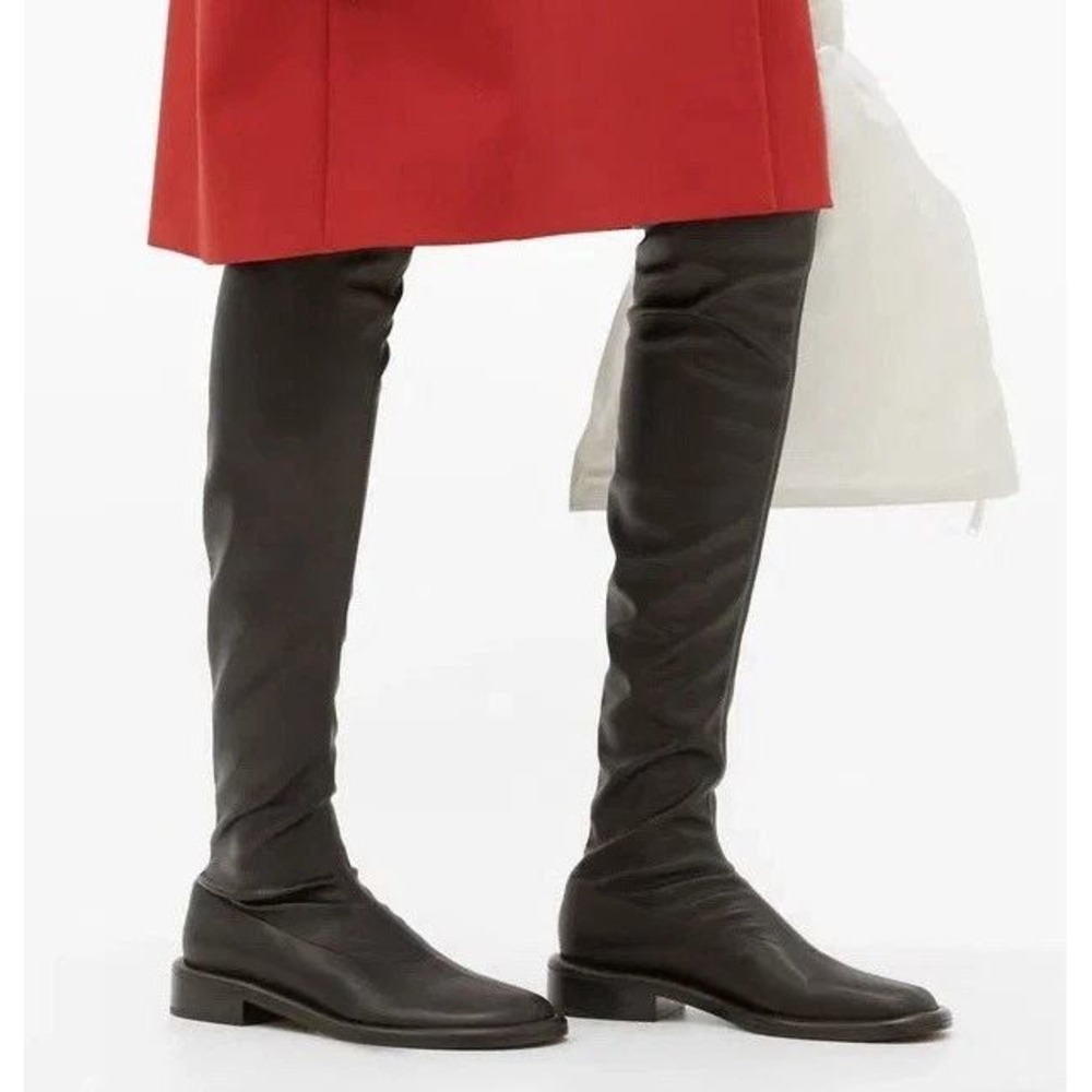 Proenza Schouler‎ Over The Knee OTK Sock Glove Leather Boots EU 38 US 7.5